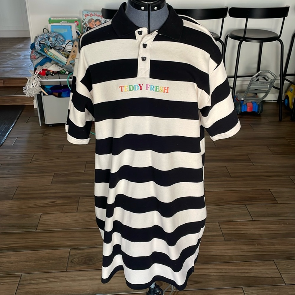 NWOT Teddy Fresh Stripe Polo Dresss